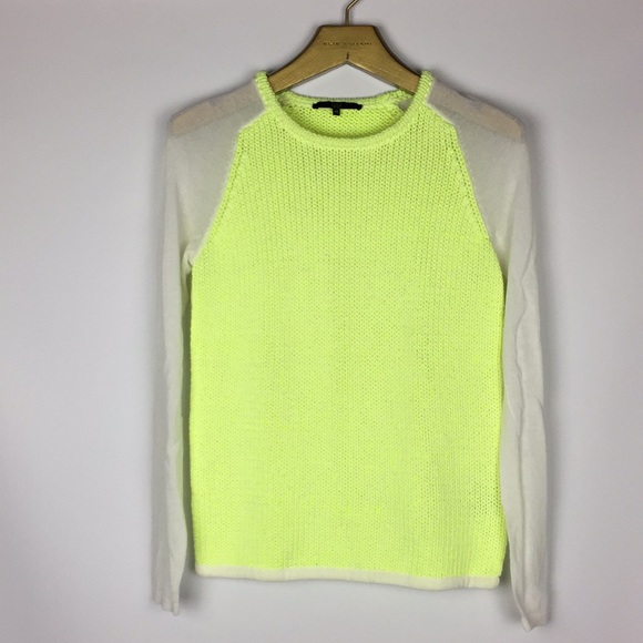 SALE!⚡️TIBI Heavy & Fine Neon Chunky Sweater - Picture 6 of 8